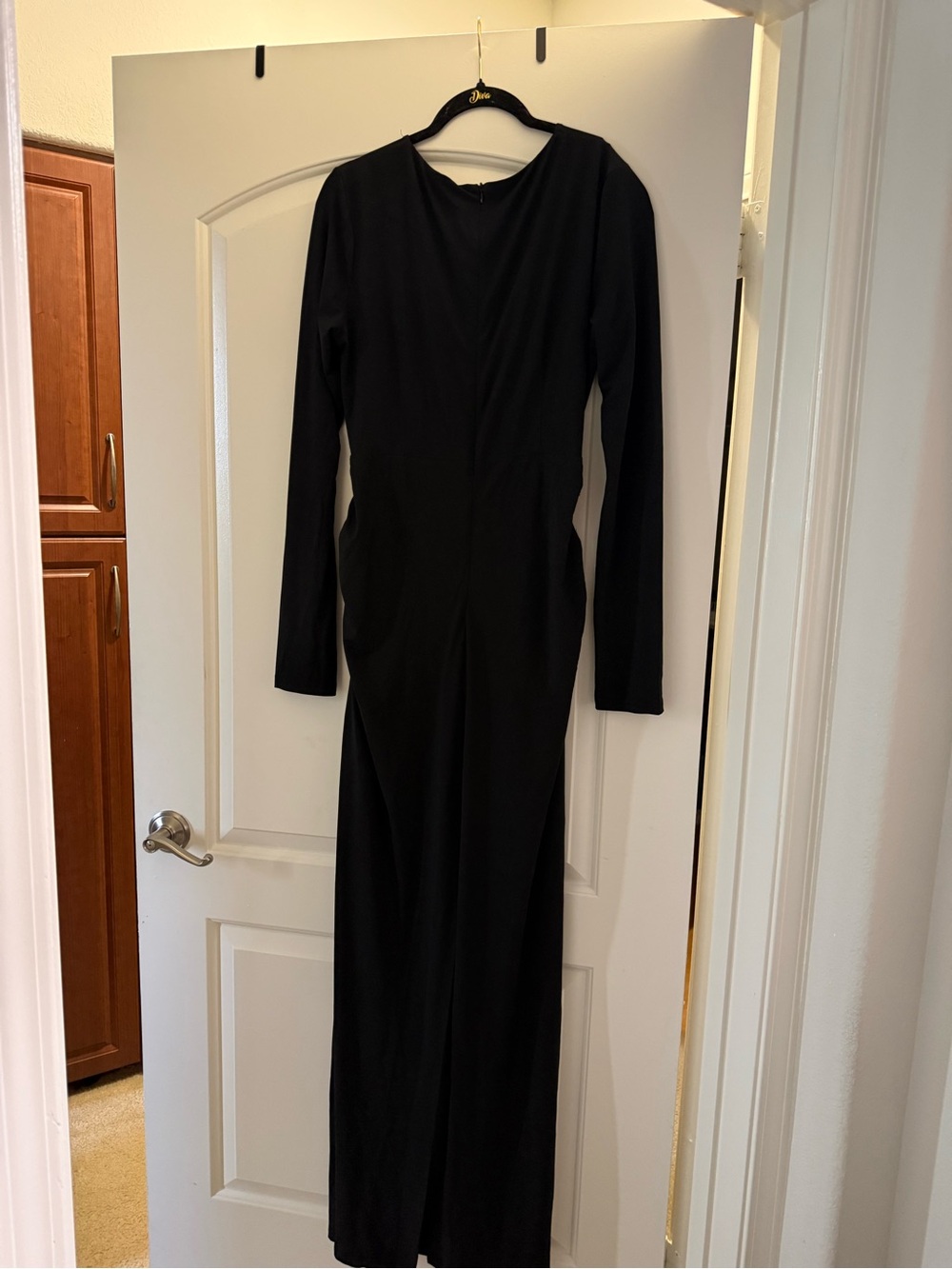 Showpo Black Cutout Maxi Dress with Jewel Accents - Picture 4 of 6